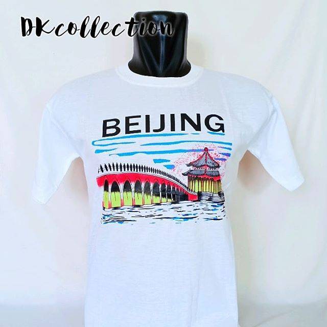 KAOS BEIJING SOUVENIR KAOS SHANGHAI SOUVENIR KAOS CINA KAOS CHINA