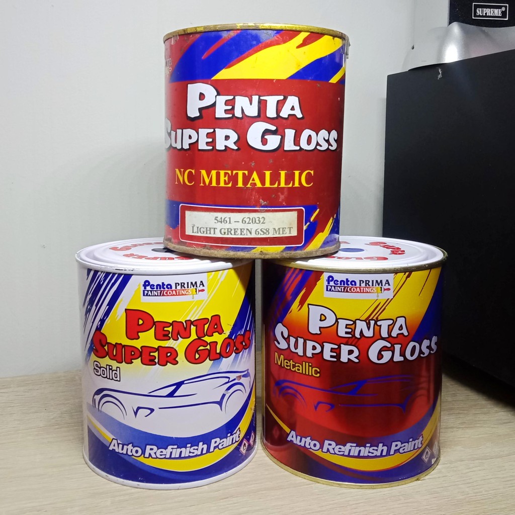 CAT PENTA POLARIS SILVER 1 Kg - cat silver mobil - cat mobil silver - cat penta silver - cat penta super gloss silver