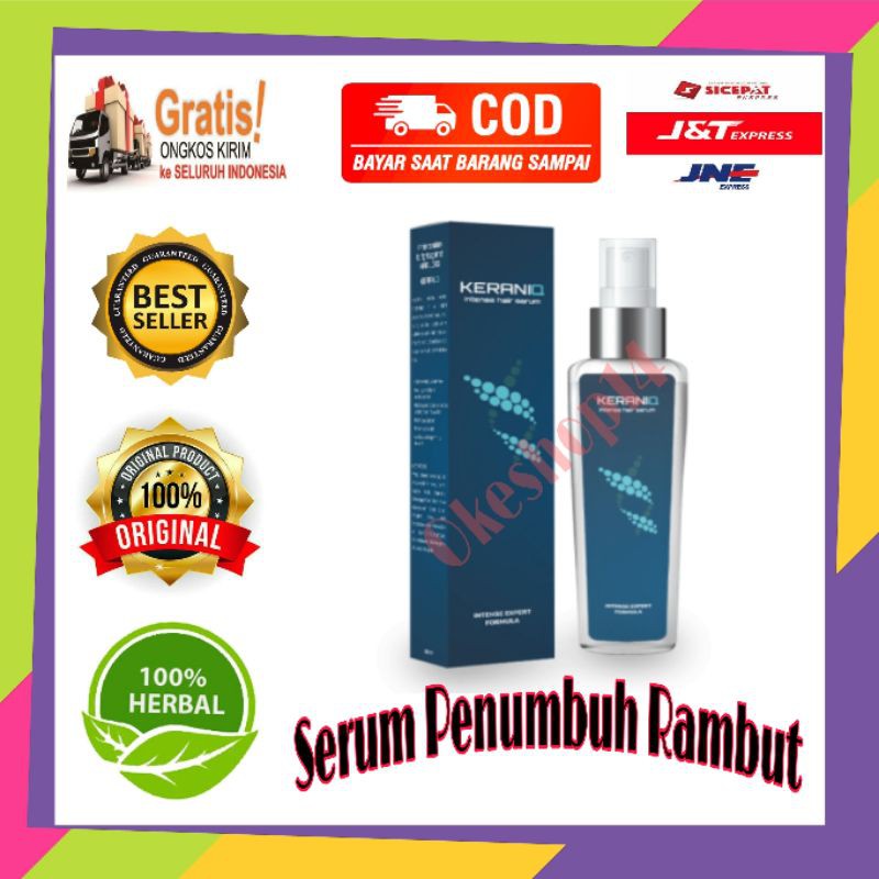Keraniq Intense Hair Serum Penumbuh Penyubur Rambut