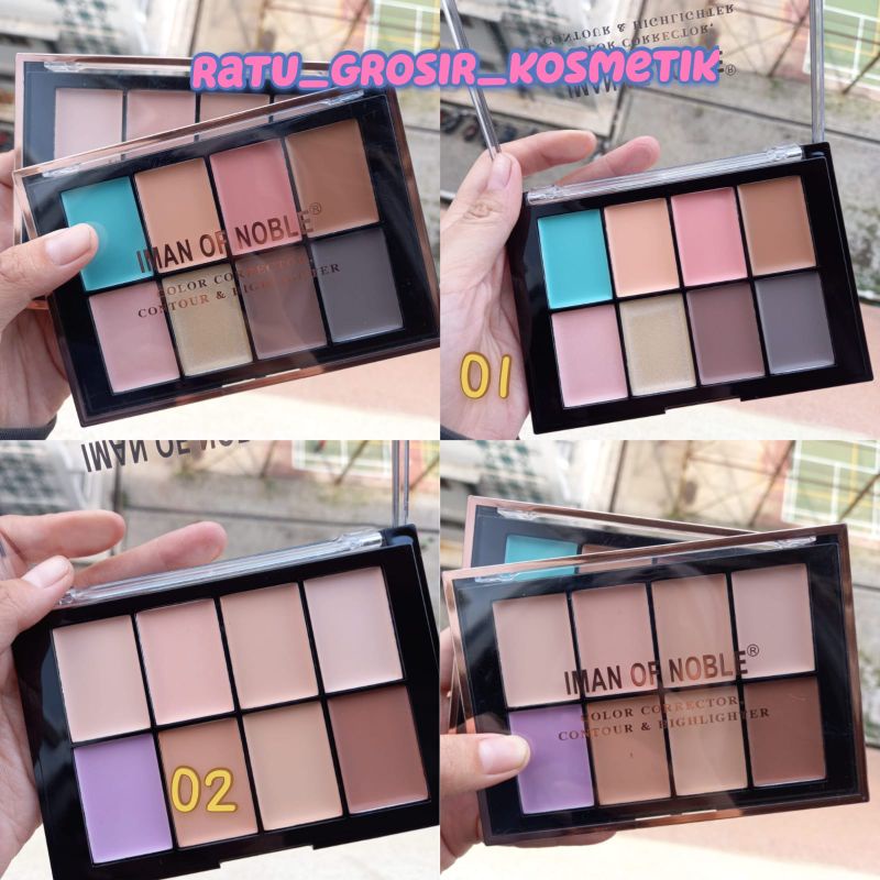 ECER!! CONCEALER CONTOUR PALETTE 8 WARNA NO.8379