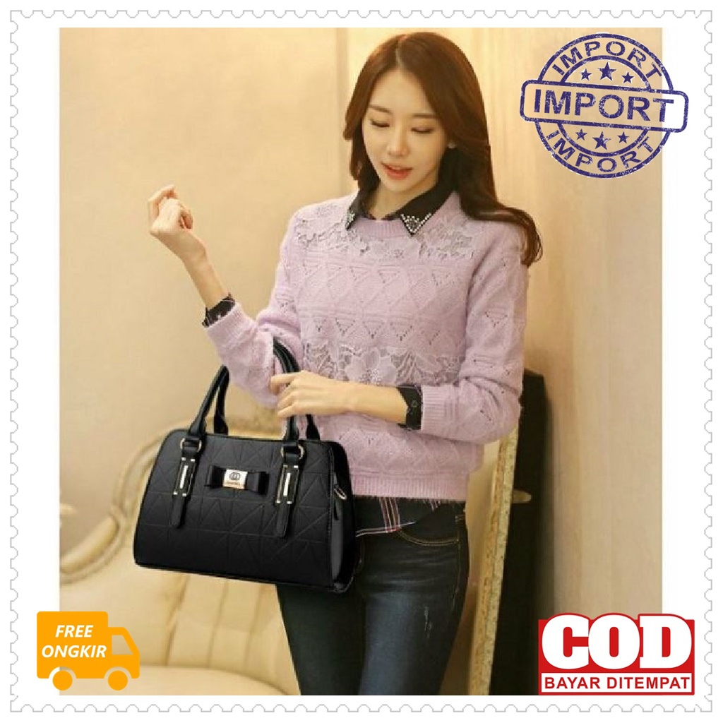 TAS SELEMPANG WANITA IMPORT V6481 PESTA BAHU SLINGBAG JINJING MURAH KONDANGAN BATAM JAKARTA KANTOR U