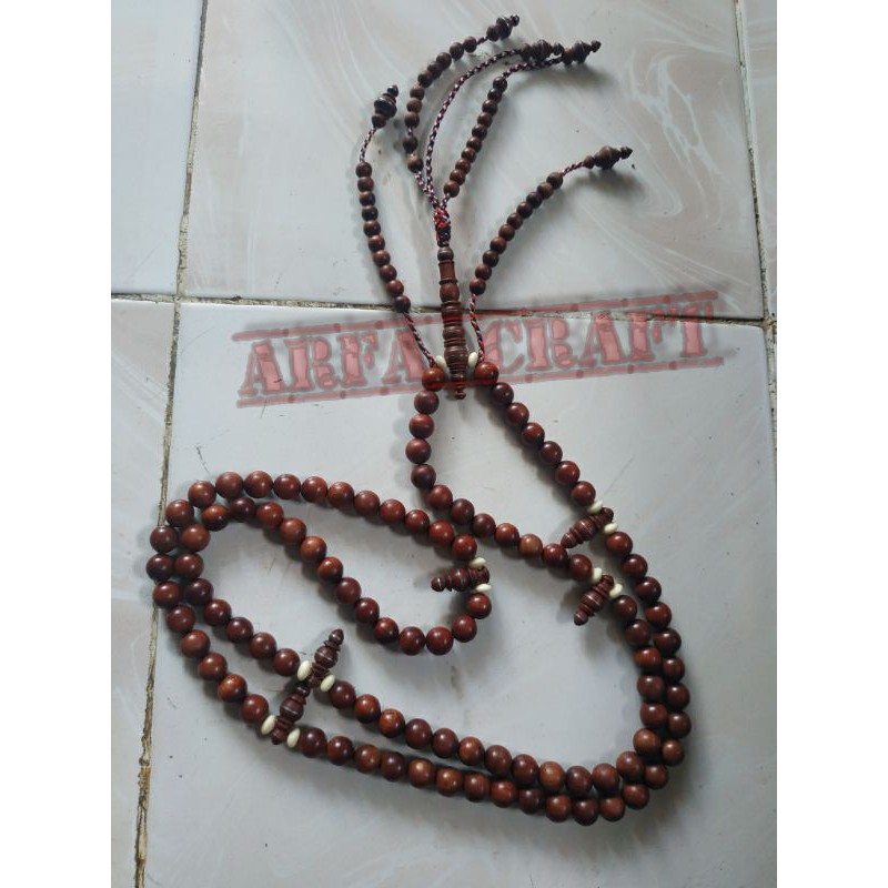 Tasbih Kayu Galih Nagasari 12mm Design Tijaniyah