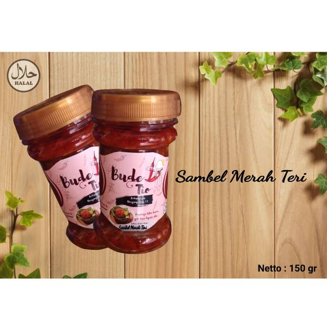 

Sambal Merah Teri Khas Bude Tio