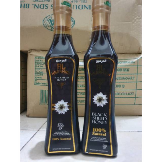 

terlaris AL HARAMAIN blackseed honey madu alharamain