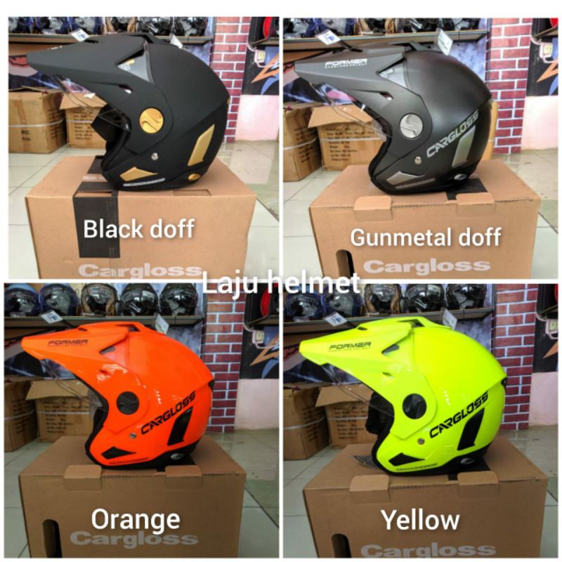 helm cargloss former text model semi cross pet solid