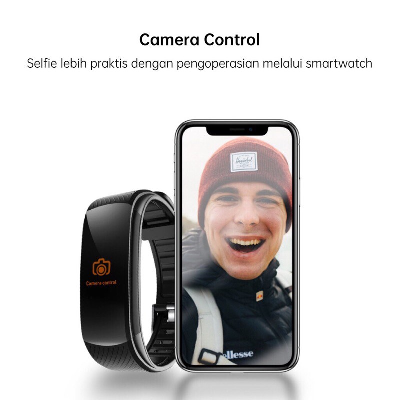 OASE Smartwatch Waterproof IP67 Smartband Health Monitoring Watchband Garansi Resmi 1 Tahun H10B