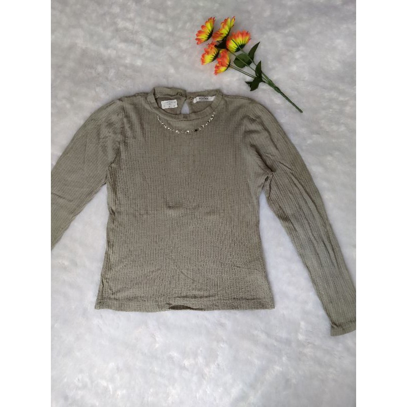 silver sweater