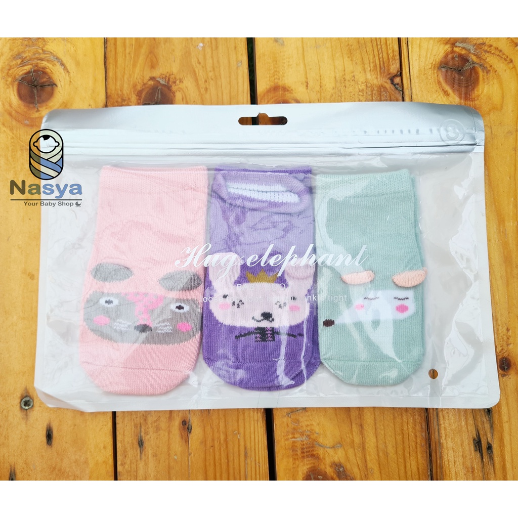 [C-014] Kaos Kaki Bayi KIDS Telapak/ Kaos kaki bayi Lucu (isi 3 pasang)