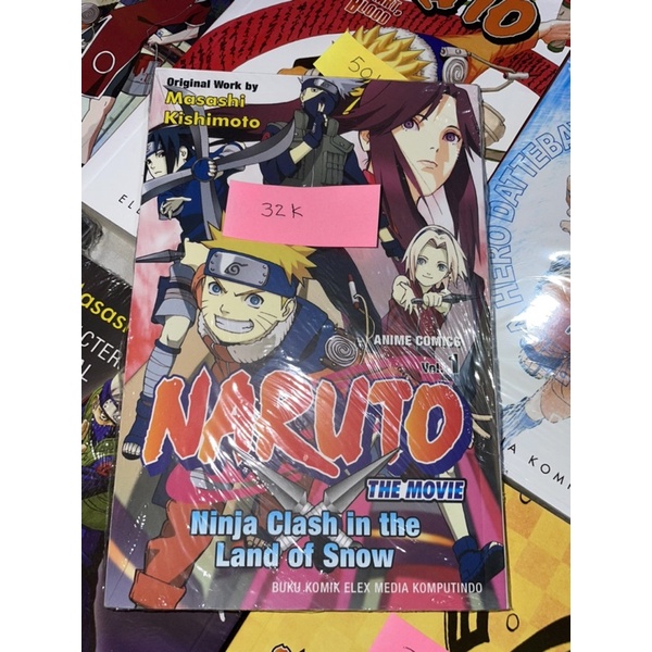 buku komik naruto the movie vol 1 ninja clash in the land of snow