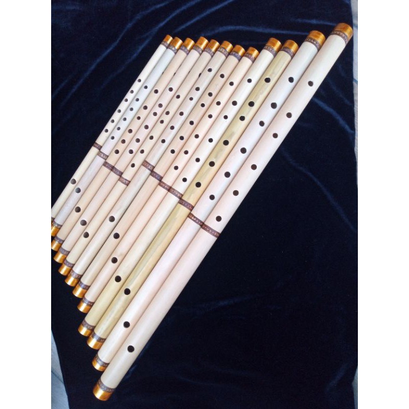 Suling bambu original 1 set