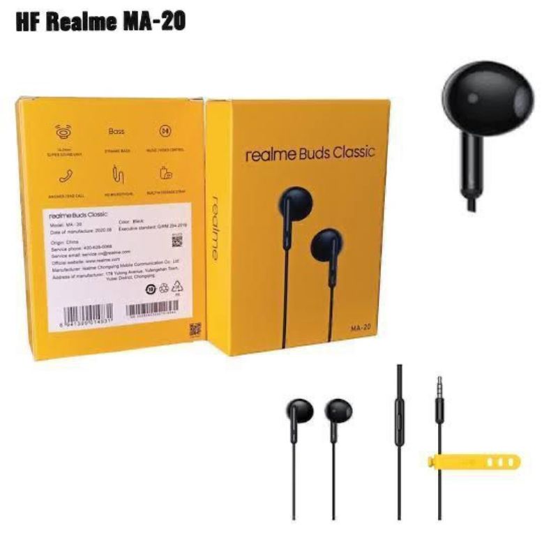 Handsfree/Headset buds classic MA-20 + Mic