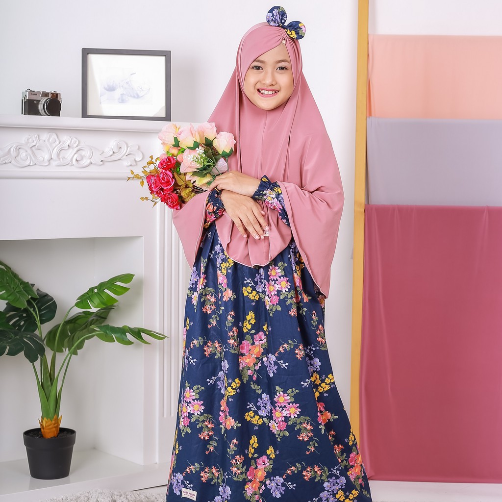 Gamis Anak Cewek Oceana By Baby Malika Usia 1-5 Tahun  @babymalikaofficial