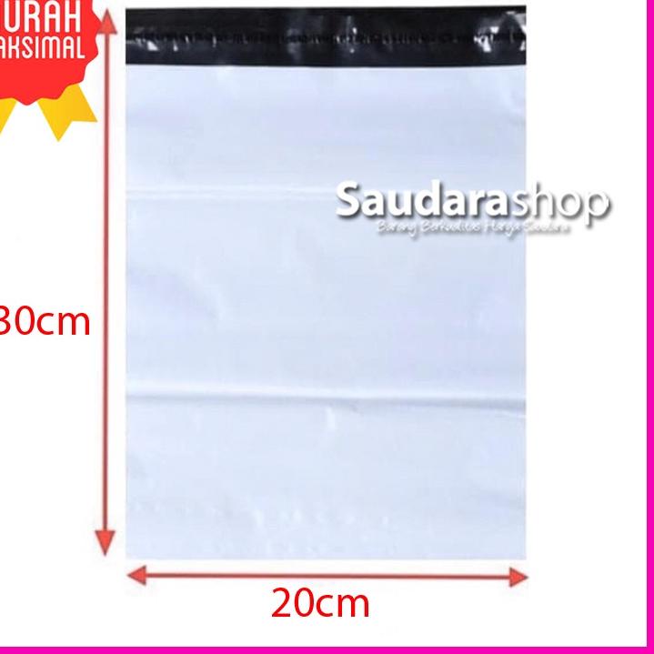 

Limited - Polymailer Packing 20cm x 30cm 100 lembar / Polymailer 20x30 Putih / Polymailer 20x30 ..