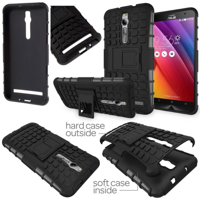 Softcase Rugged Kick Stand Armor Realme 6 - SC