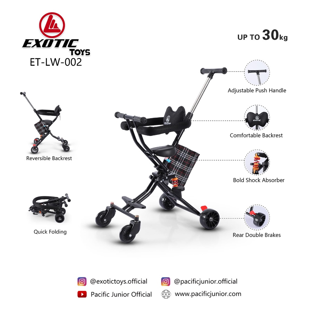 Baby stroller exotic LW 002 cabin size bisa dilipat LW002 kereta dorong anak bayi balita dorongan anak bayi balita magic stroller sandaran bolak balik per shock absorber LW001 LW 001 LW005 LW 005 LW101 LW 101 LW011 LW 011 LW201 LW 201 LW120 LW 120