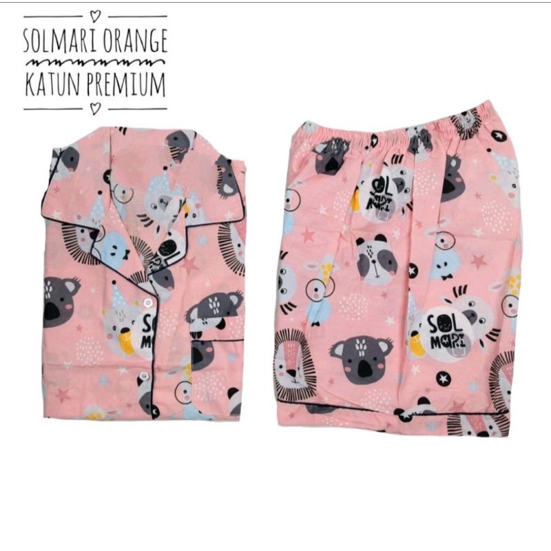 piyama wanita/baju tidur wanita Katun eropa Ld 104 cm