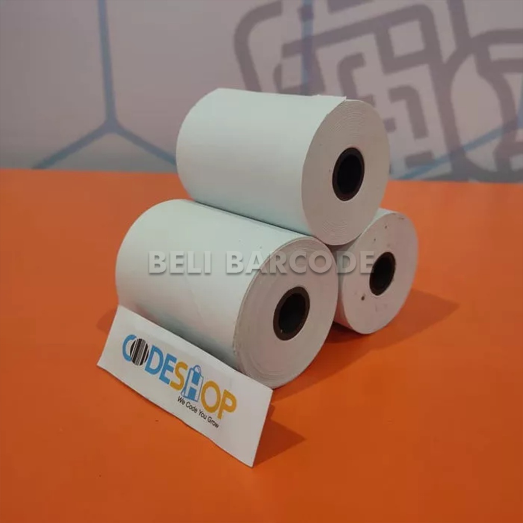 NCR 75x65 1 Ply Kertas Roll Struk Kasir Cetak Printer Dot Matrix Epson TMU-220