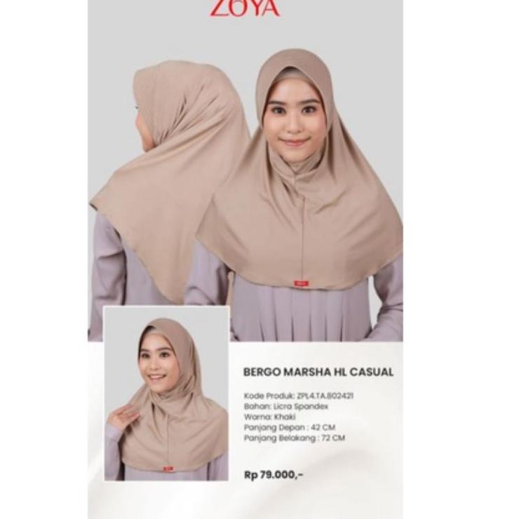 Sangat Nyaman.. BERGO ZOYA MARSHA HL / KERUDUNG SEKOLAH ZOYA / KERUDUNG SEKOLAH POLOS / BERGO POLOS