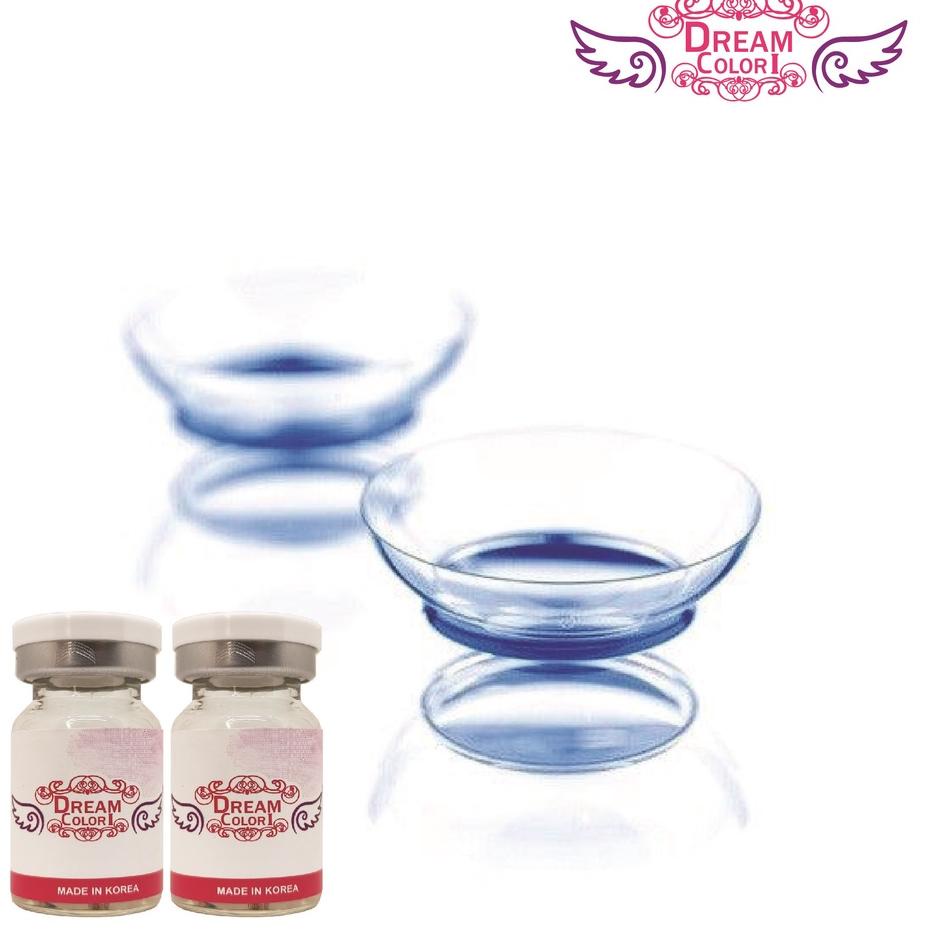 BZ.6999 ▪ Softlens DREAM COLOR I CLEAR KOREA Minus -0.50 s/d -12.00 Botol Kaca / Soflens Bening Drea