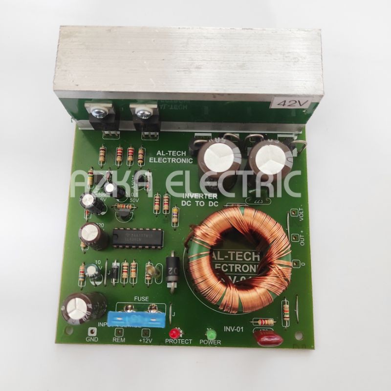 Kit Inverter 12V DC To 42V DC CT 7A