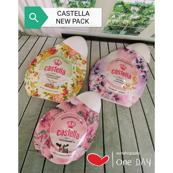 ❄️MATCHA❄️CASTELLA WHITENING BODY LOTION - CASTELLA SABUN BATANG ORIGINAL BPOM