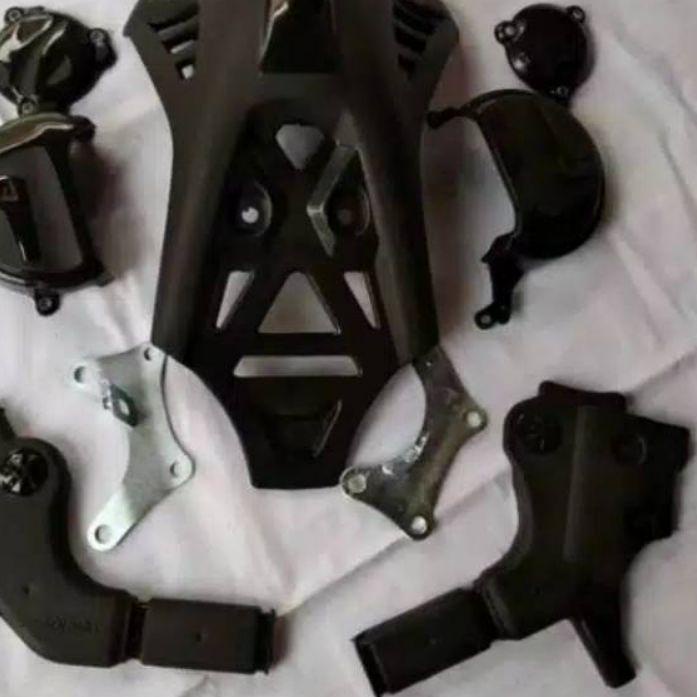 New - COVER PELINDUNG TUTUP MESIN KLX 150 FULL SET DTRACKER 150 KLX BF S KLX ENGINE GUARD KLX COVER 