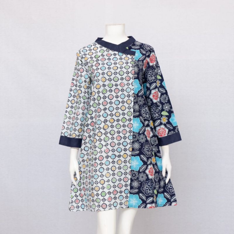Tunik kerja batik modern