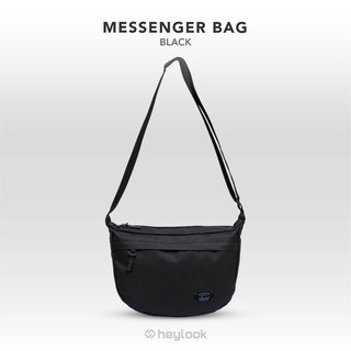 TAS PRIA TAS SELEMPANG PRIA TAS PINGGANG SLINGBAG PRIA COWOK MESSNGER BAG PRIA - BLACK eiger termura