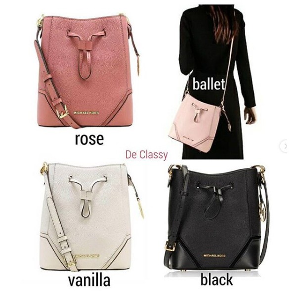 mk nicole bucket bag