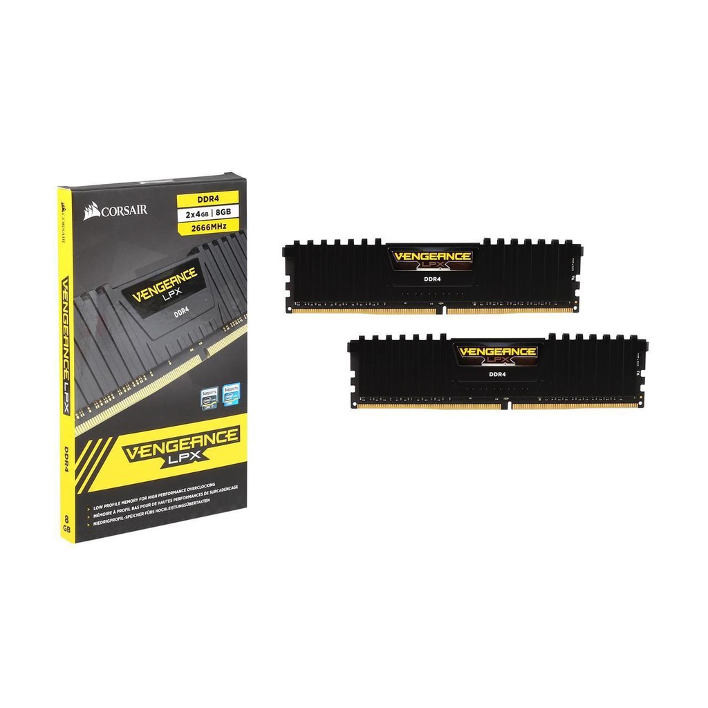 CORSAIR Vengeance LPX 8GB(2x4GB) DDR4 2666MHz C16-CMK8GX4M2A2666C16