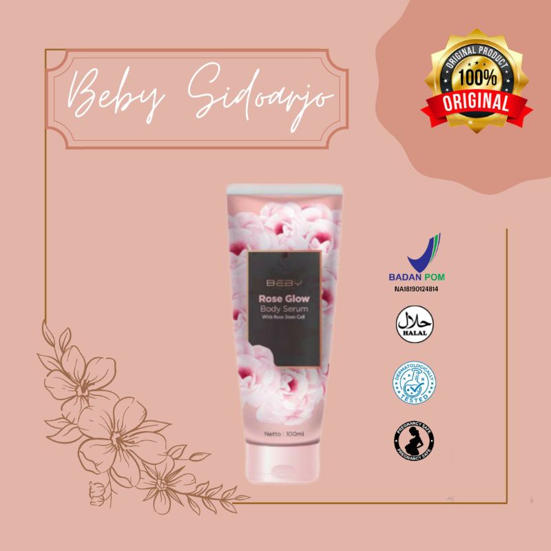 ROSE GLOW BODY SERUM BEBY by dr. TATA