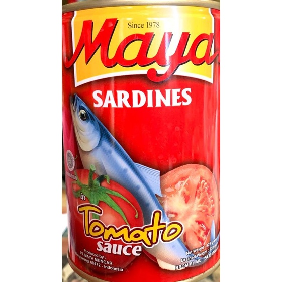 

Sarden Sardines MAYA 425 gr