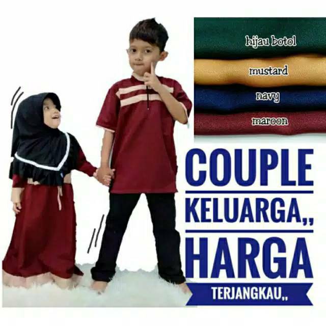 Couple keluarga sarimbit keluarga navy