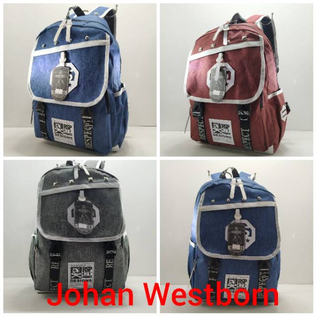 Tas Punggung Ransel RESPECT original produk series