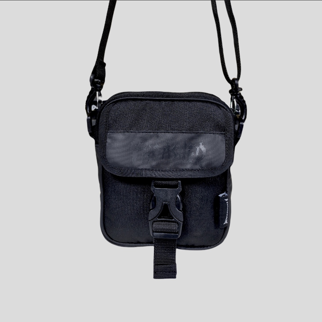 Sing Bag Thrasher Flame Full Black Premium Authentic Full Tag