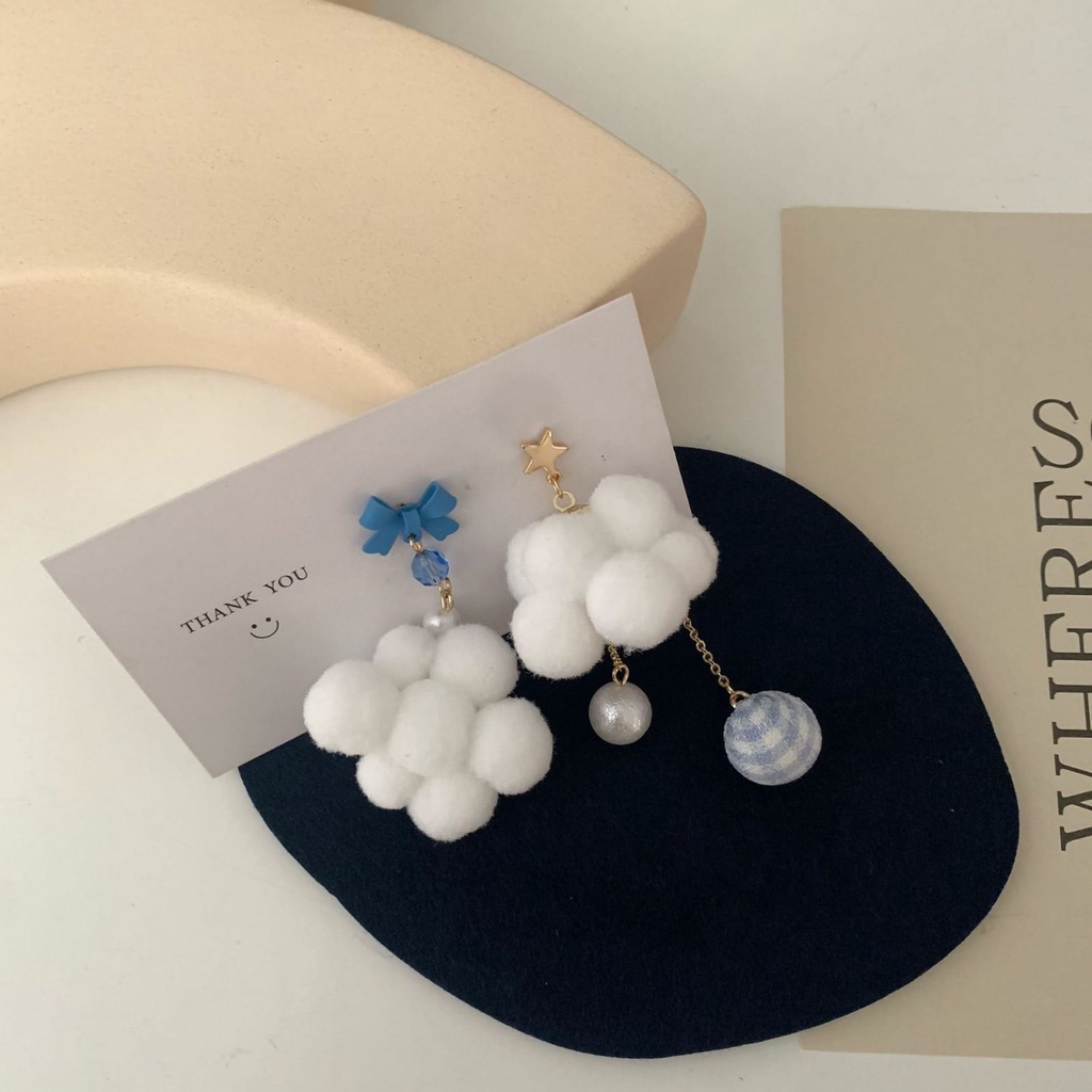 Anting AT54 CLOUD   S925 /Earring/Aksesoris/accessories/ Deluna/BS