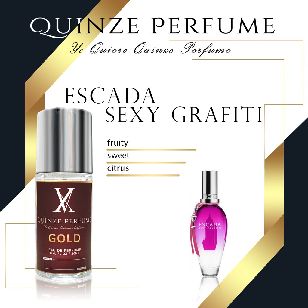 Parfum Escada Sexy Graffiti minyak wangi wanita inspired parfume by quinze perfume