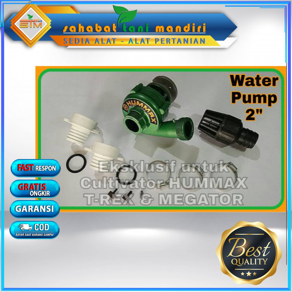 Keongan pompa air untuk cultivator Hummax