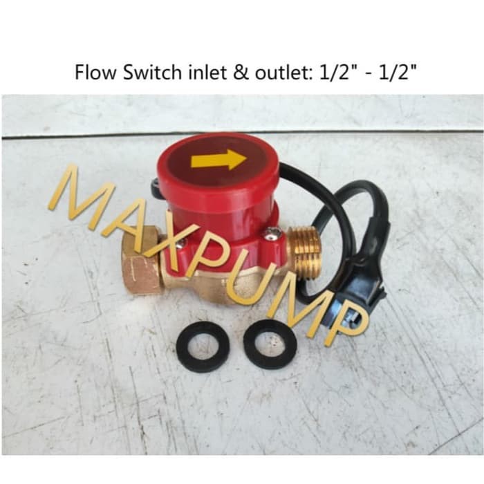 MAXPUMP FLOW SWITCH 1/2 INCH - 1/2 INCH Otomatis Pompa Booster 1/2 inch -1/2 inch Flow Switch Pompa Pendorong Booster Pump Bisa COD