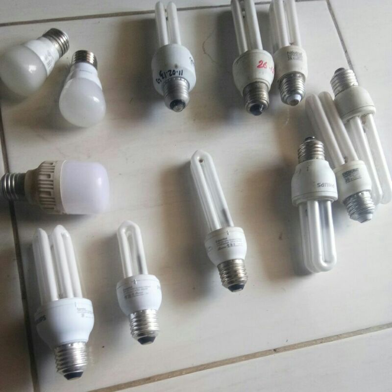 Lampu Philips off/mati (free packing buble wrap)