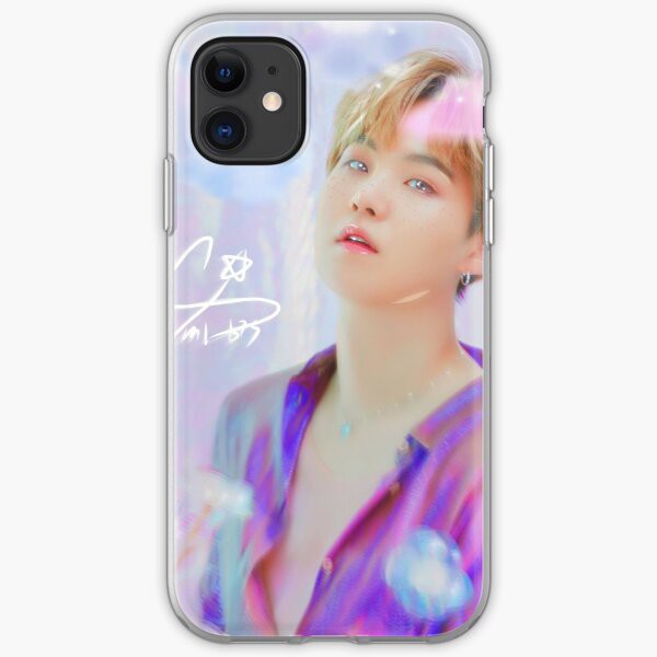 Casing iphone 11 Pro Max Shiny bts suga 8 Plus case