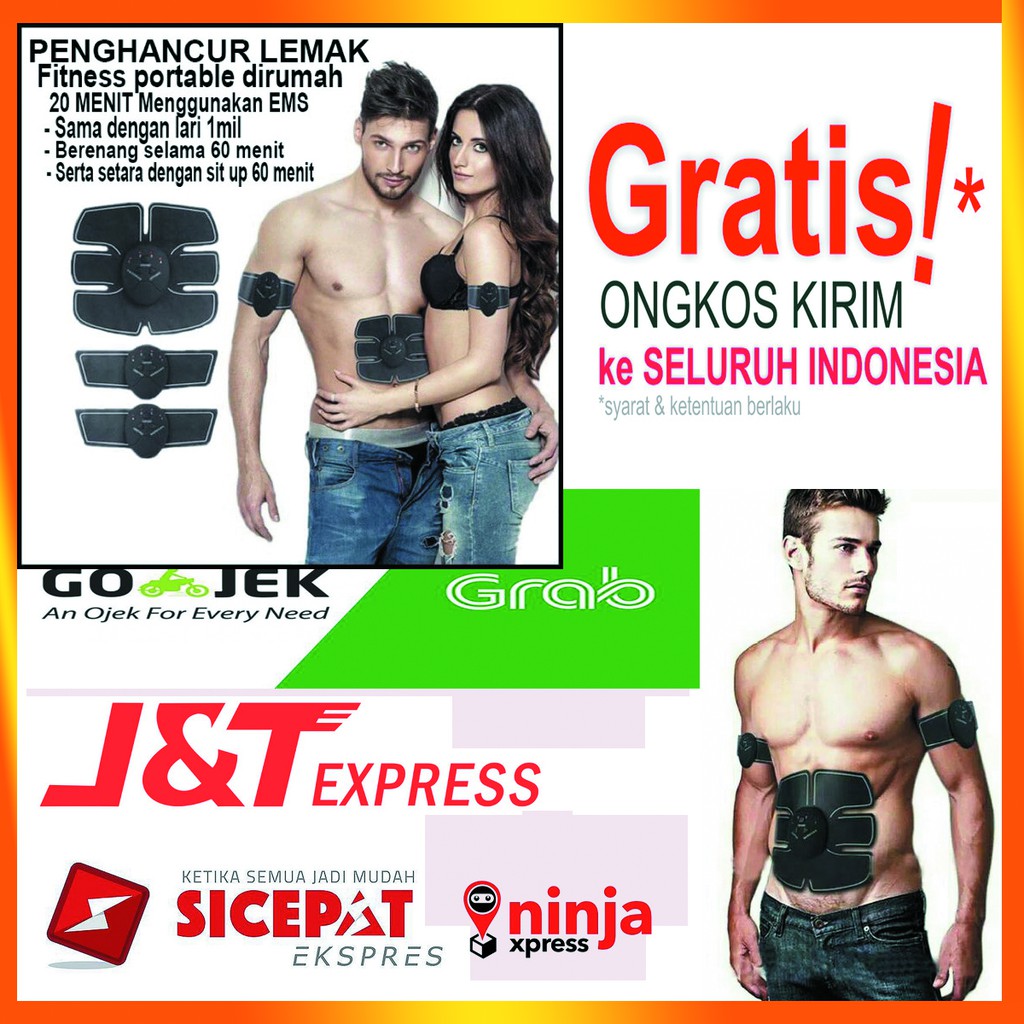 SIXPAD ABS FIT TRAINING GEAR / ABS SIMULATOR / ALAT PENGHANCUR LEMAK / TRAINING FITNESS GEAR ABS