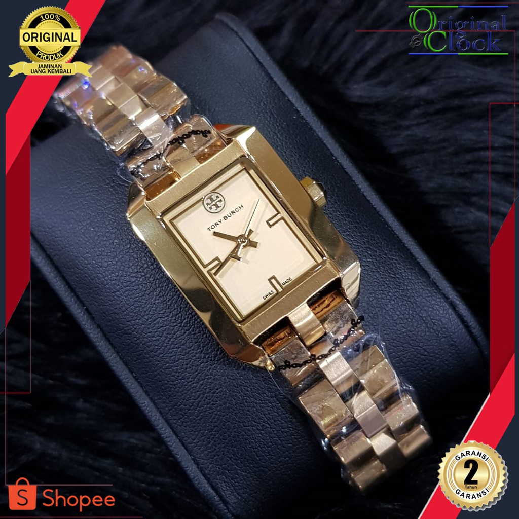 [ ORIGINAL - GARANSI ] JAM TANGAN PRIA WANITA | RANTAI | KULIT | KARET | MURAH | WANITA TORY BURCH G