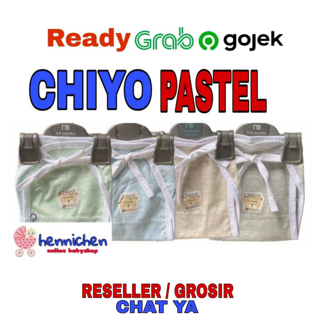 PROMO 7.7 PROMO BAJU LEBARAN MURAH 3 Pcs CHIYO POPOK TALI MOTIF / POLOS / ARUCHI SIZE NEWBORN SNI LEMBUT