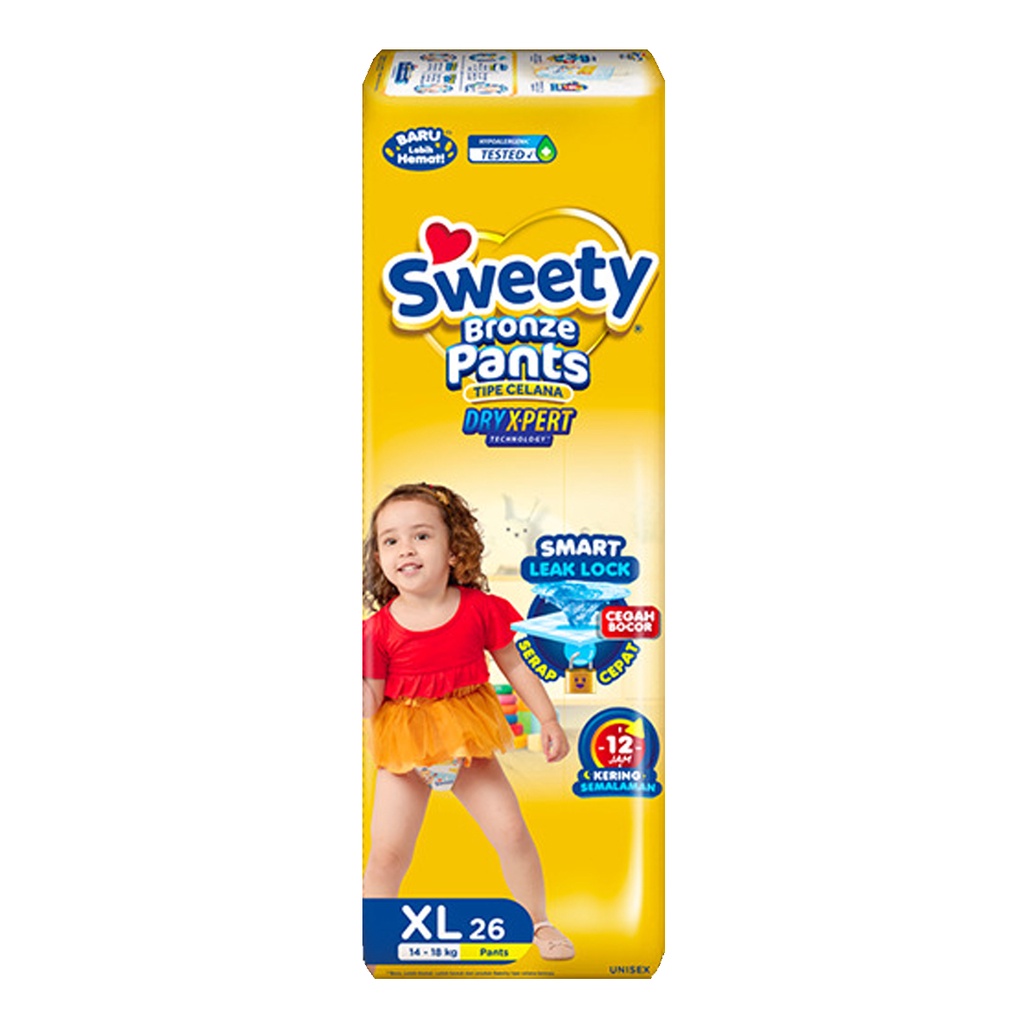 SWEETY BRONZE PANTS DRY X-PERT REGULAR PACK / POPOK CELANA