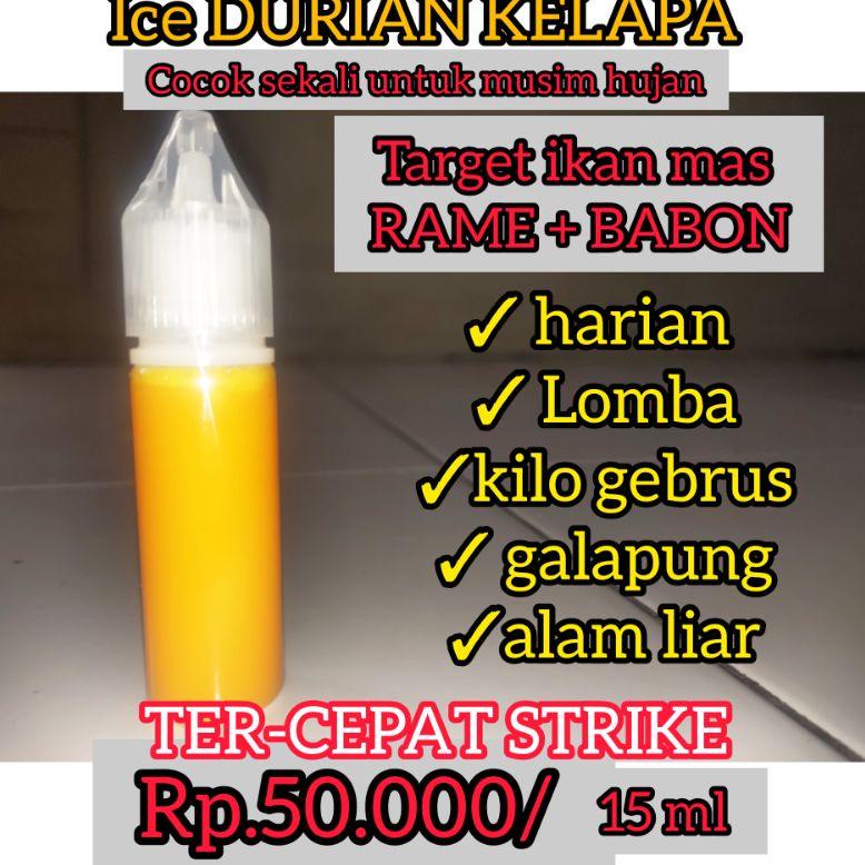 Essen oplosan ikan mas DURIAN KELAPA , Essen ikan mas lomba , Essen ikan mas galapung ,Essen ikan ma