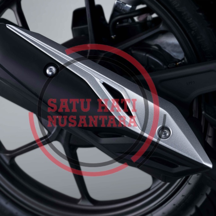 (New BeAT) Honda ORI Garnish Cover Muffler / Hiasan Tutup Knalpot