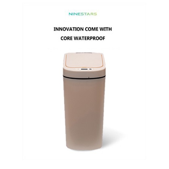 Ninestars Smart Sensor Touchless Waste Bin Tempat Sampah Sensor Automatis Rumah Kamar Kantor 7L