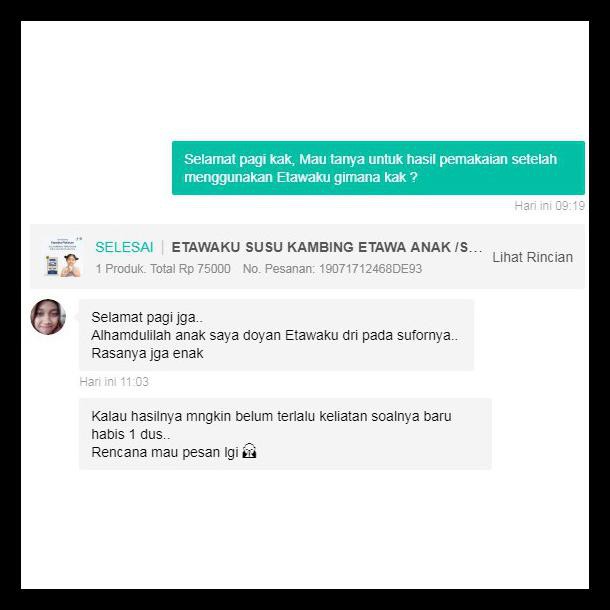 

Promo Etawaku Platinum 3X Atasi Masalah Pernafasan - Susu Kambing Etawa / Susu Formula Krimer Rendah