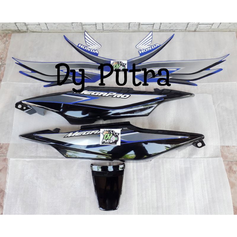 Cover Body Bodi Megapro New Megapro Primus Set Stripping Warna Biru